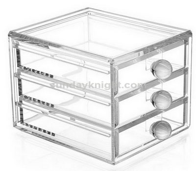Acrylic Organizers Storage Box with Sliding Lid Closure • 5619