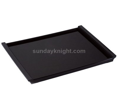 Handmade black acrylic serving tray