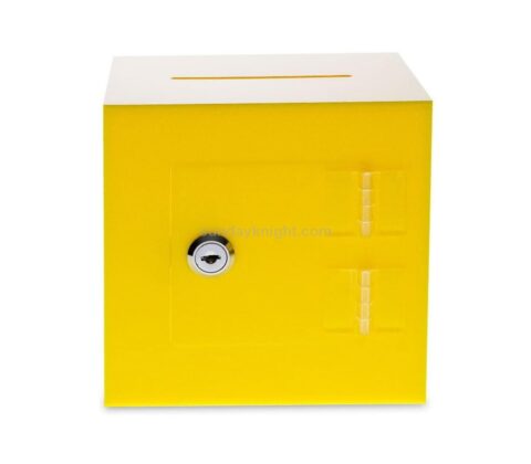 SKAB-193-6 Acrylic Donation Box with Rear Open Door Wholesale