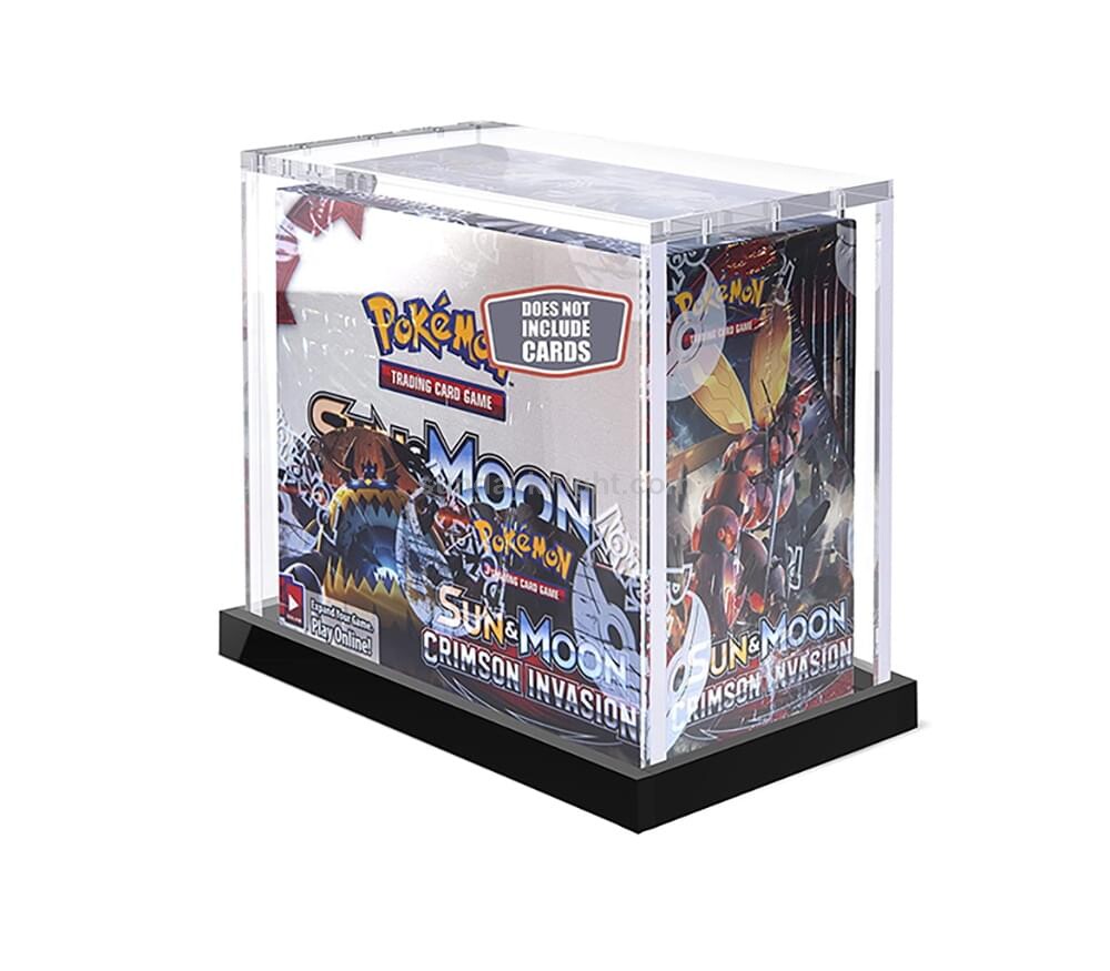 Pokemon Booster BLISTER Pack CASE Protective Magnetic display Case
