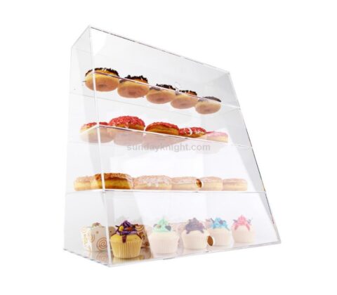Acrylic Bakery Display Case for Pastries Donuts Bread Bagels Wholesale