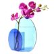 Luxury Modern Decoration Unique Blue Acrylic Flower Vase Wholesale