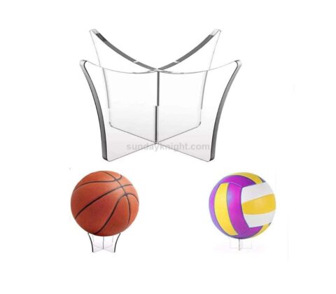 Custom Acrylic Ball Stand Basketball Holder Display